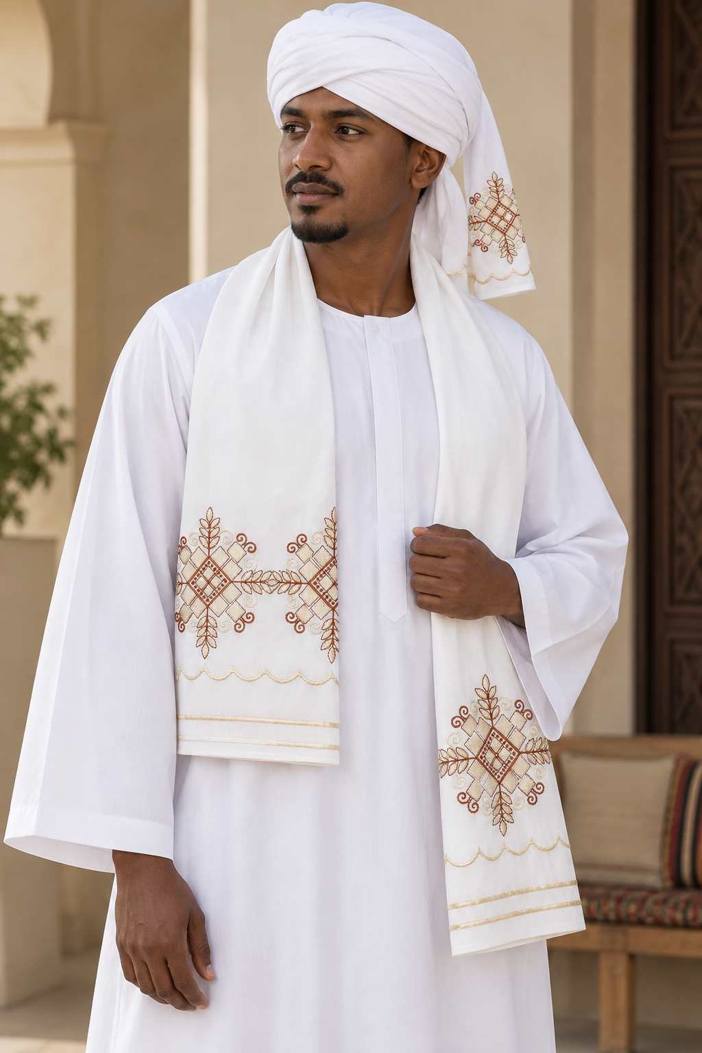 طقم شال و عمه توتال ياباني